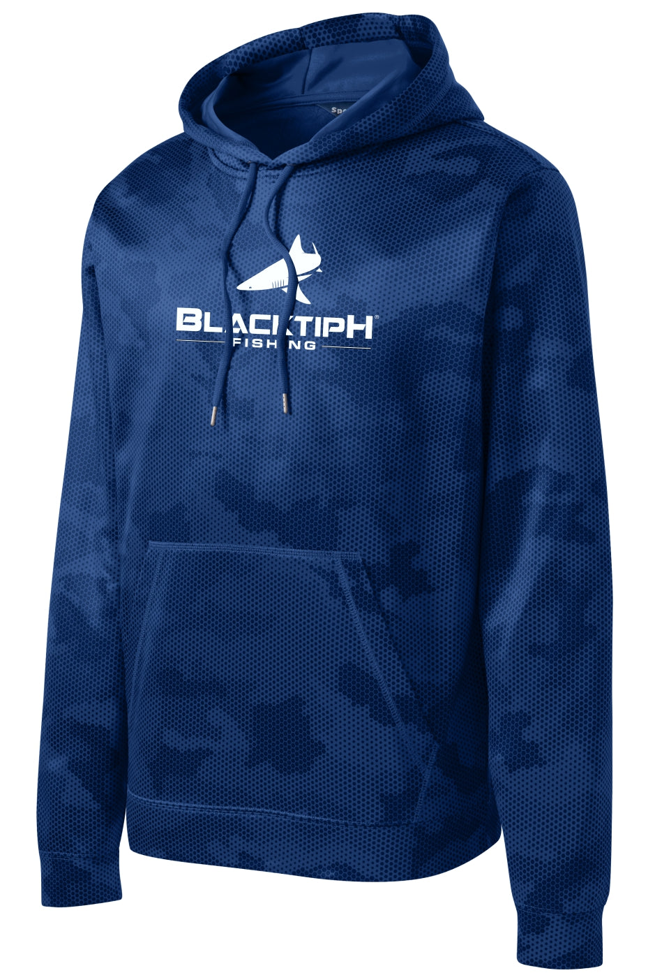 BlacktipH Performance Sweater Royal Blue Camo 100 Polyester in Limi