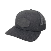 BlacktipH "Platinum" Snapback with Black Two-Tone Wooden Patch Hexagon Hat