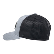BlacktipH "Platinum" Snapback with Black Two-Tone Wooden Patch Hexagon Hat