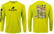 BlacktipH "Cobia" Performance Long Sleeve- Safety Yellow