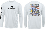 BlacktipH "Cobia" Performance Long Sleeve- White