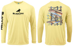 BlacktipH "Cobia" Performance Long Sleeve- Yellow