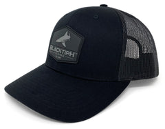 BlacktipH Midnight Black Snapback Hat
