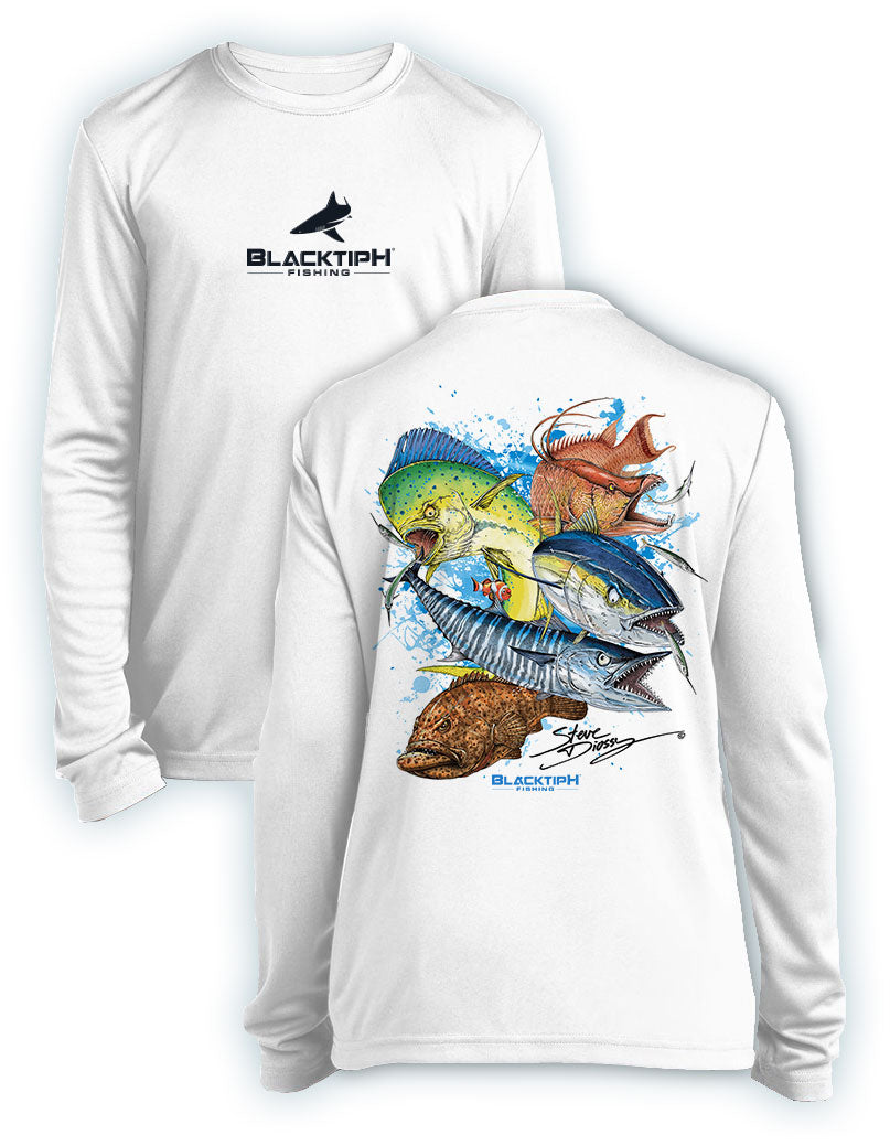 BlacktipH Youth Performance Long Sleeve Grand Slam Featuring Steve Dio