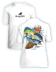 BlacktipH Youth Performance Short Sleeve Grand Slam Featuring Steve Diossy Art