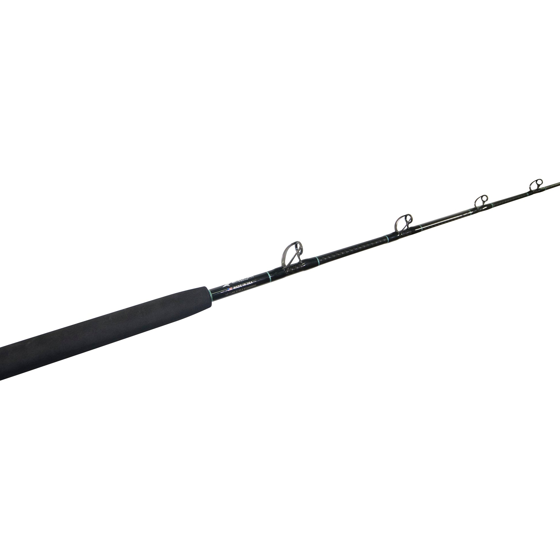 BlacktipH 30-50lb Standup Fishing Rod in Carbon Fiber Wrap BlacktipH 30-50lb Standup Fishing Rod in Carbon Fiber Wrap