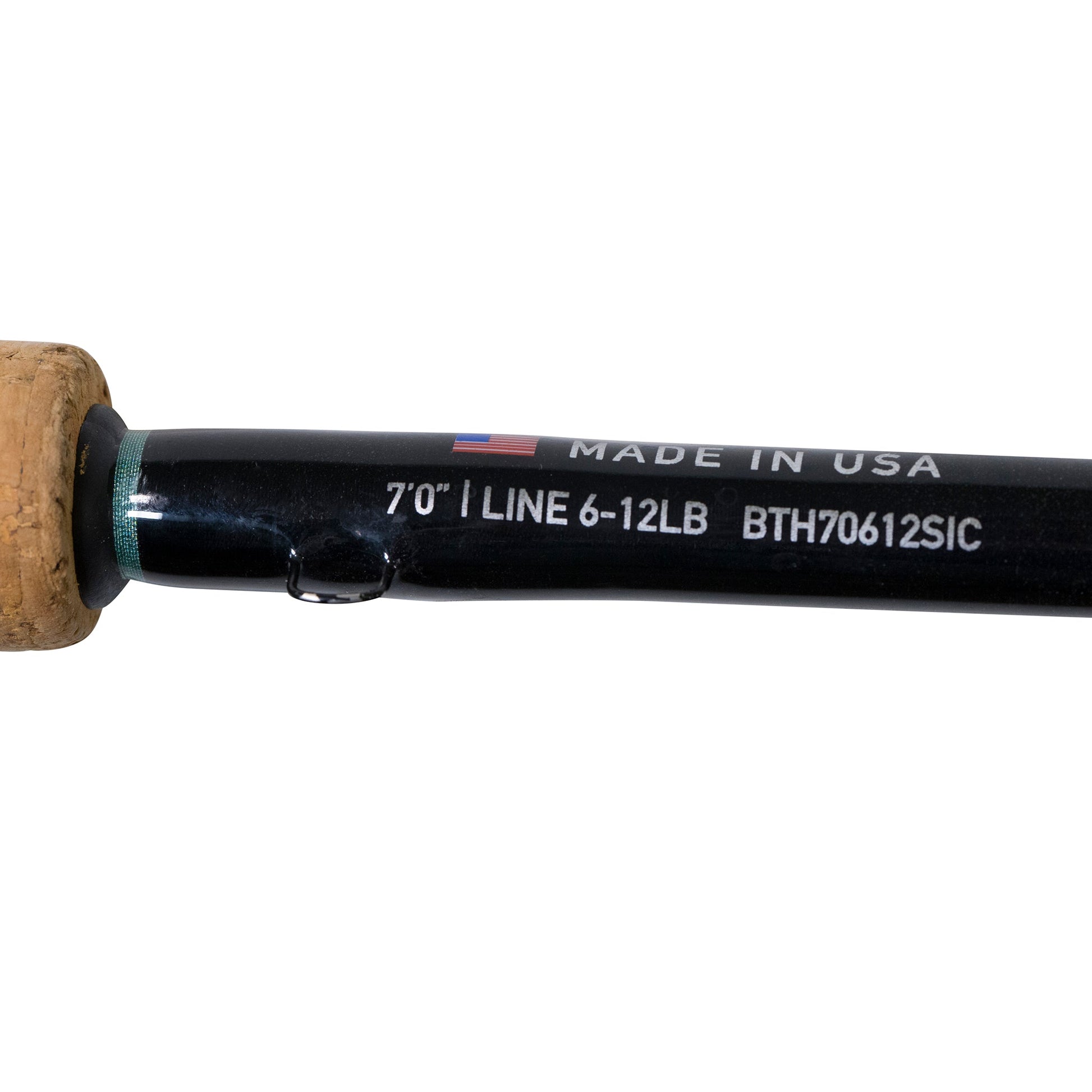 BlacktipH 6 - 12lb Inshore Platinum Spinning Rod in Carbon Fiber Wrap - BlacktipH