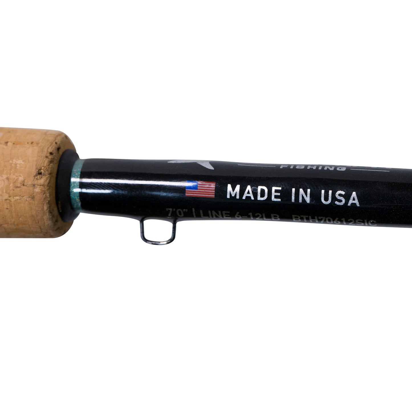 BlacktipH 6 - 12lb Inshore Platinum Spinning Rod in Carbon Fiber Wrap - BlacktipH