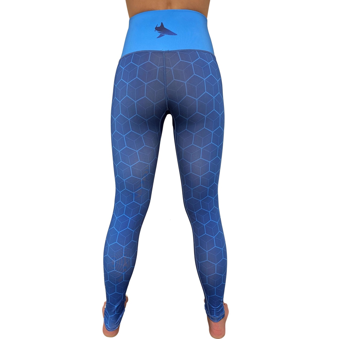 BlacktipH Blue Womens Leggings with UPF 40+ Protection - BlacktipH