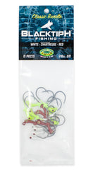 BlacktipH Classic Bundle Jig Heads with White Red and Chartreuse Options - One Sixteenth Ounce