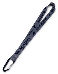 BlacktipH Grey Lanyard with BlacktipH Logo and Clip