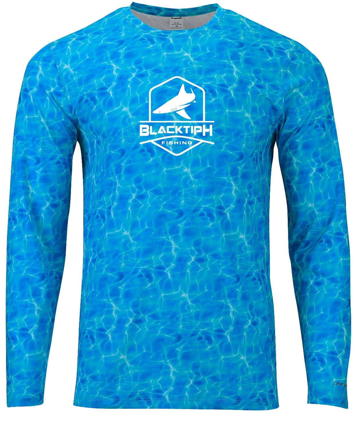 BlacktipH Interlock with UPF 50+ Protection Performance Shirt Shoreline Blue Water - BlacktipH