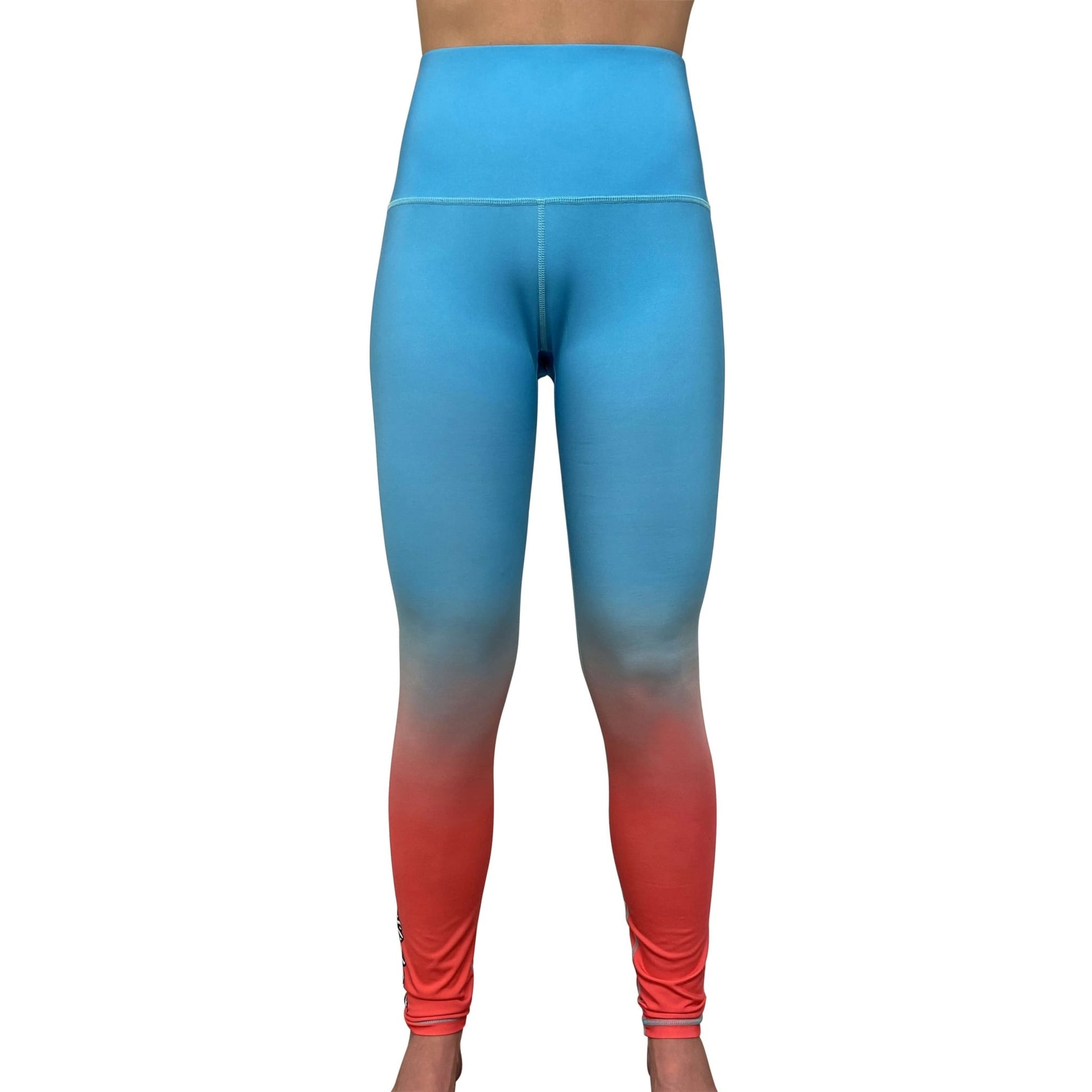 BlacktipH Teal Womens Leggings with UPF 40+ Protection - BlacktipH