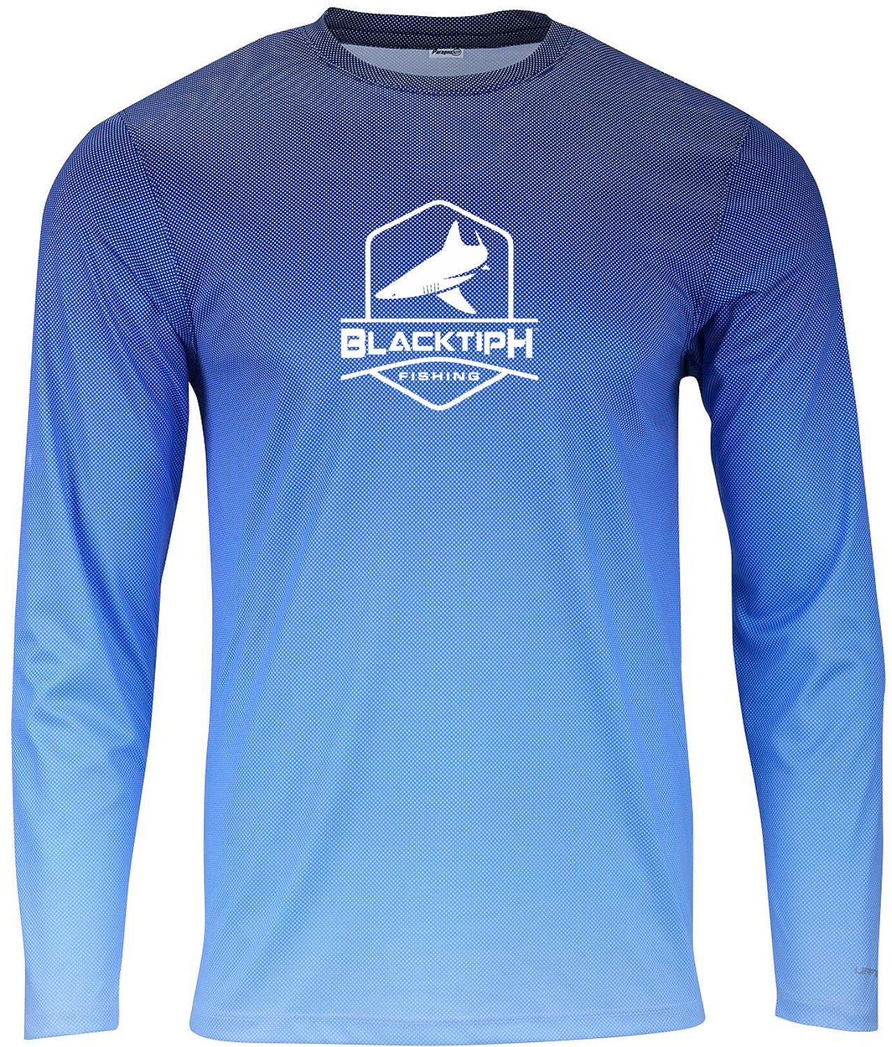Faded Blue Interlock Performance Shirt - Small - BlacktipH