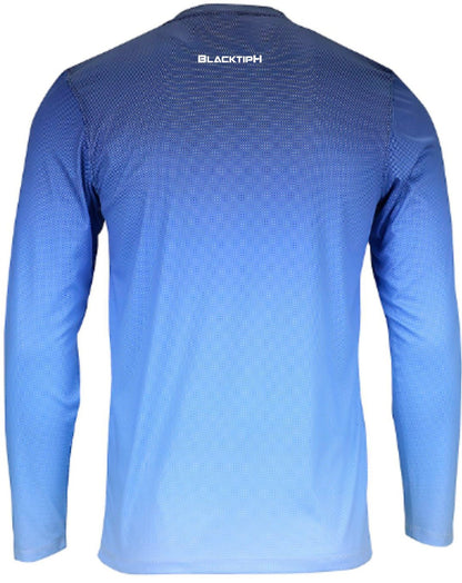Faded Blue Interlock Performance Shirt - Small - BlacktipH