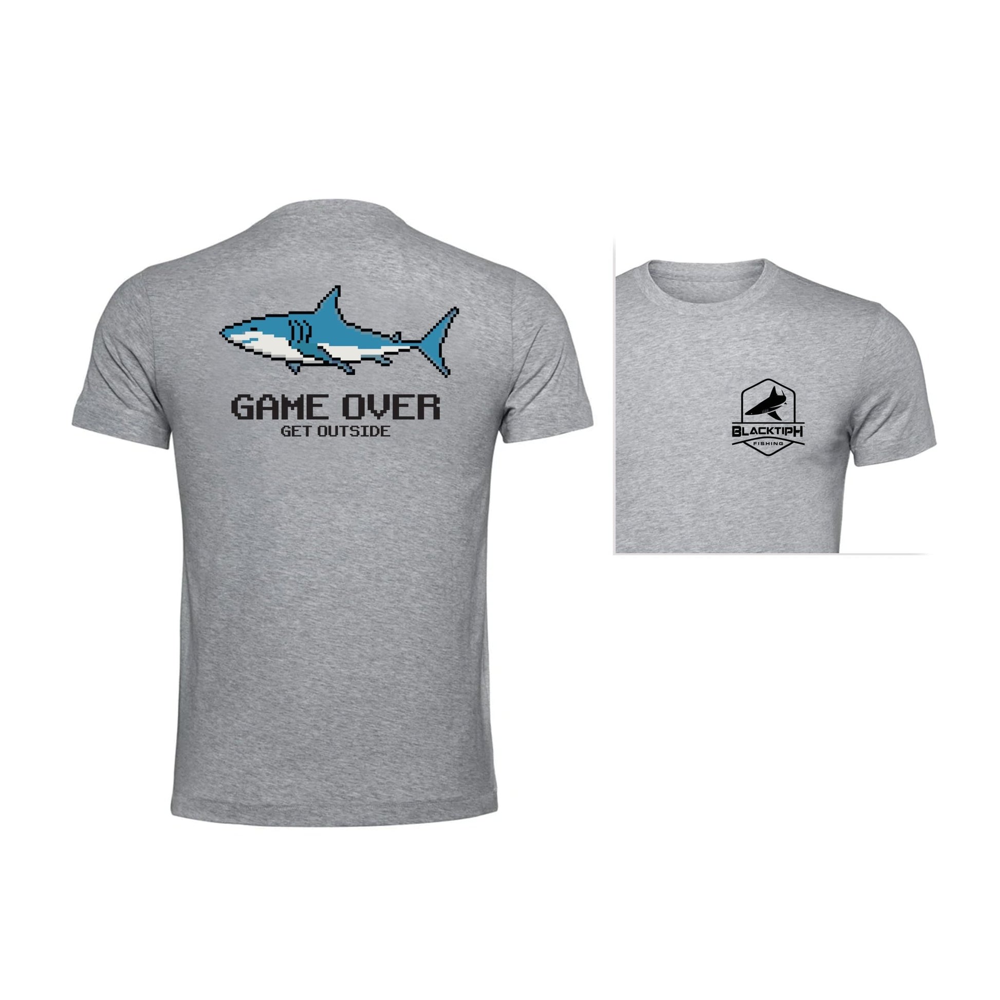 Game Over Lifestyle Cotton Blend T-Shirt - BlacktipH