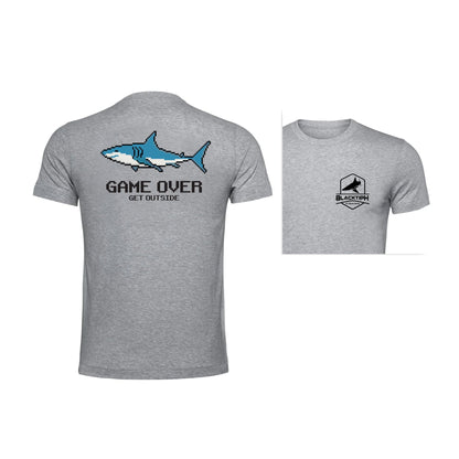 Game Over Lifestyle Cotton Blend T-Shirt - BlacktipH