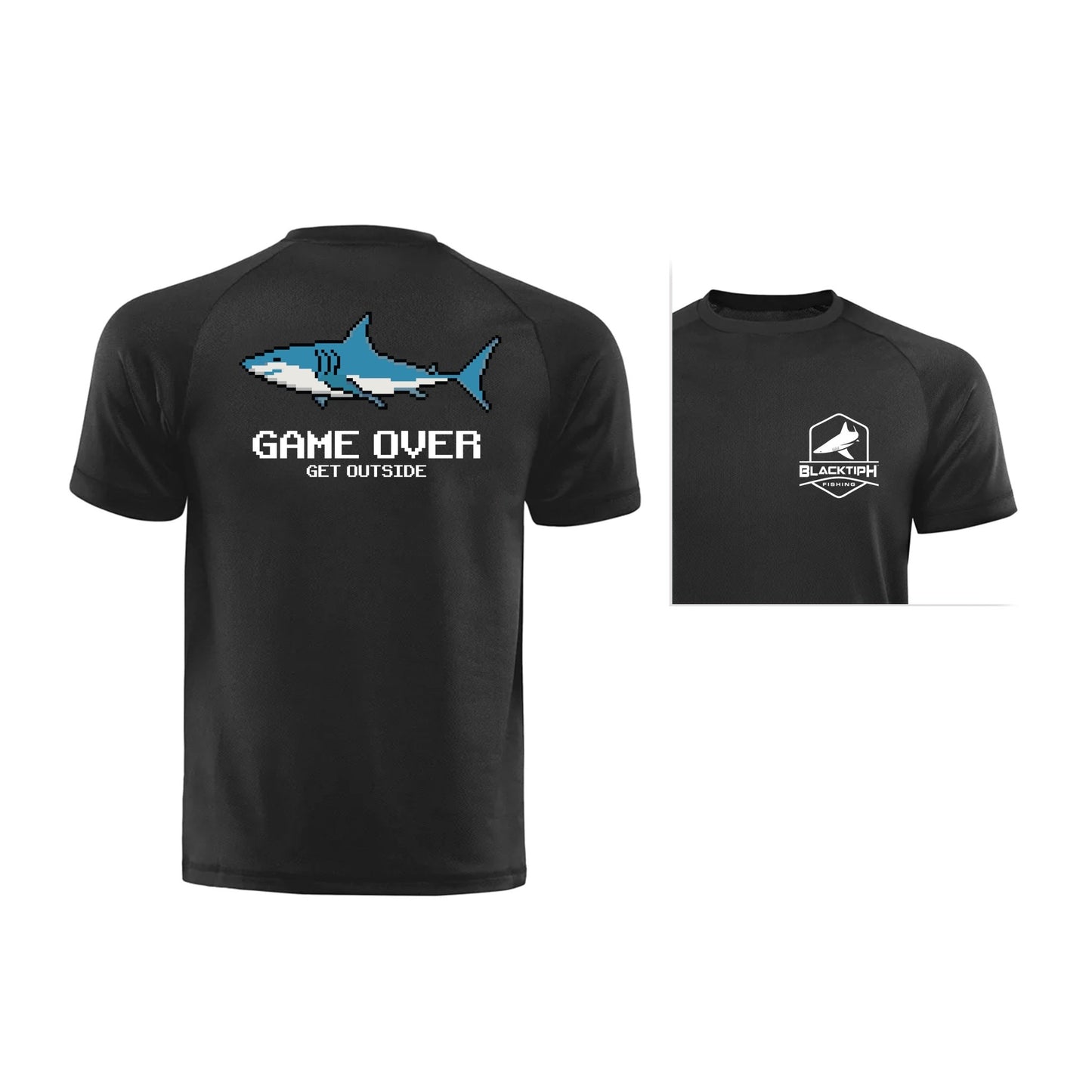 Game Over Lifestyle Cotton Blend T-Shirt - BlacktipH
