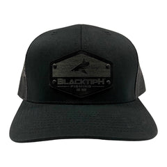 BlacktipH "Platinum" Snapback with Black Two-Tone Wooden Patch Hexagon Hat