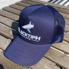 BlacktipH Navy Embroidered Snapback 2.0