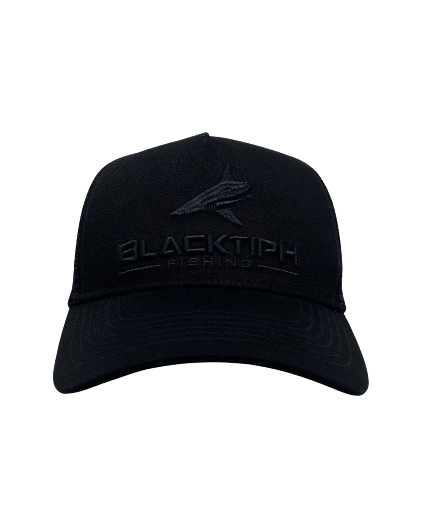 Midnight Black Embroidered Snapback 2.0 - BlacktipH