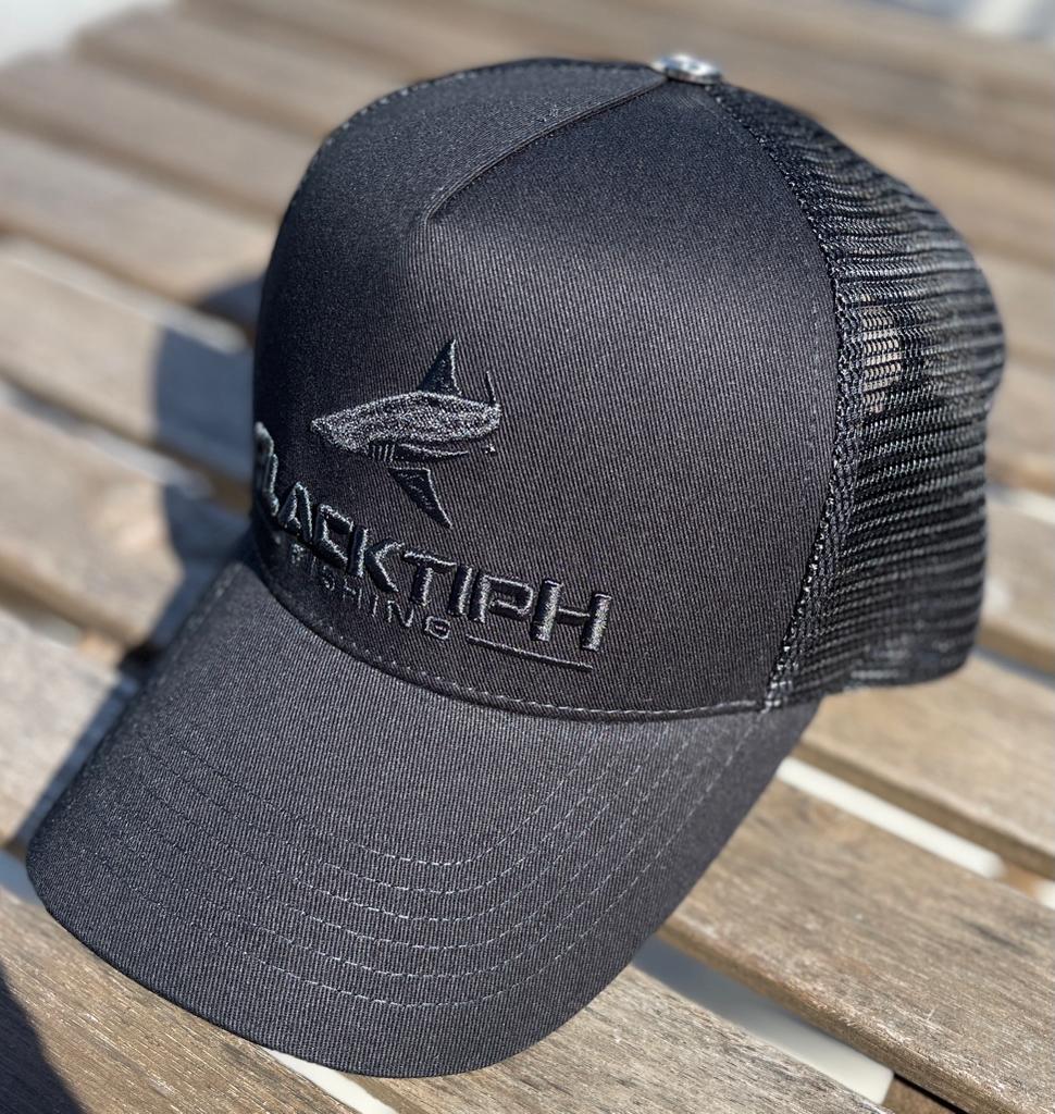 Midnight Black Embroidered Snapback 2.0 - BlacktipH