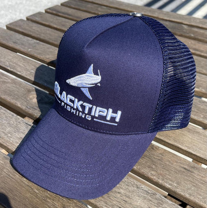 Navy Embroidered Snapback 2.0 - BlacktipH