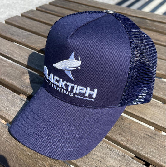 Navy Embroidered Snapback 2.0 - BlacktipH