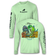 BlacktipH Performance Long Sleeve Fish N Chips Featuring Steve Diossy Art