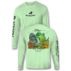 Fish N' Chips - Men's Long Sleeve Sun Protection Shirt – Steve Diossy  Clothing