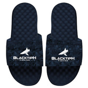 BlacktipH Navy Patterned Slides